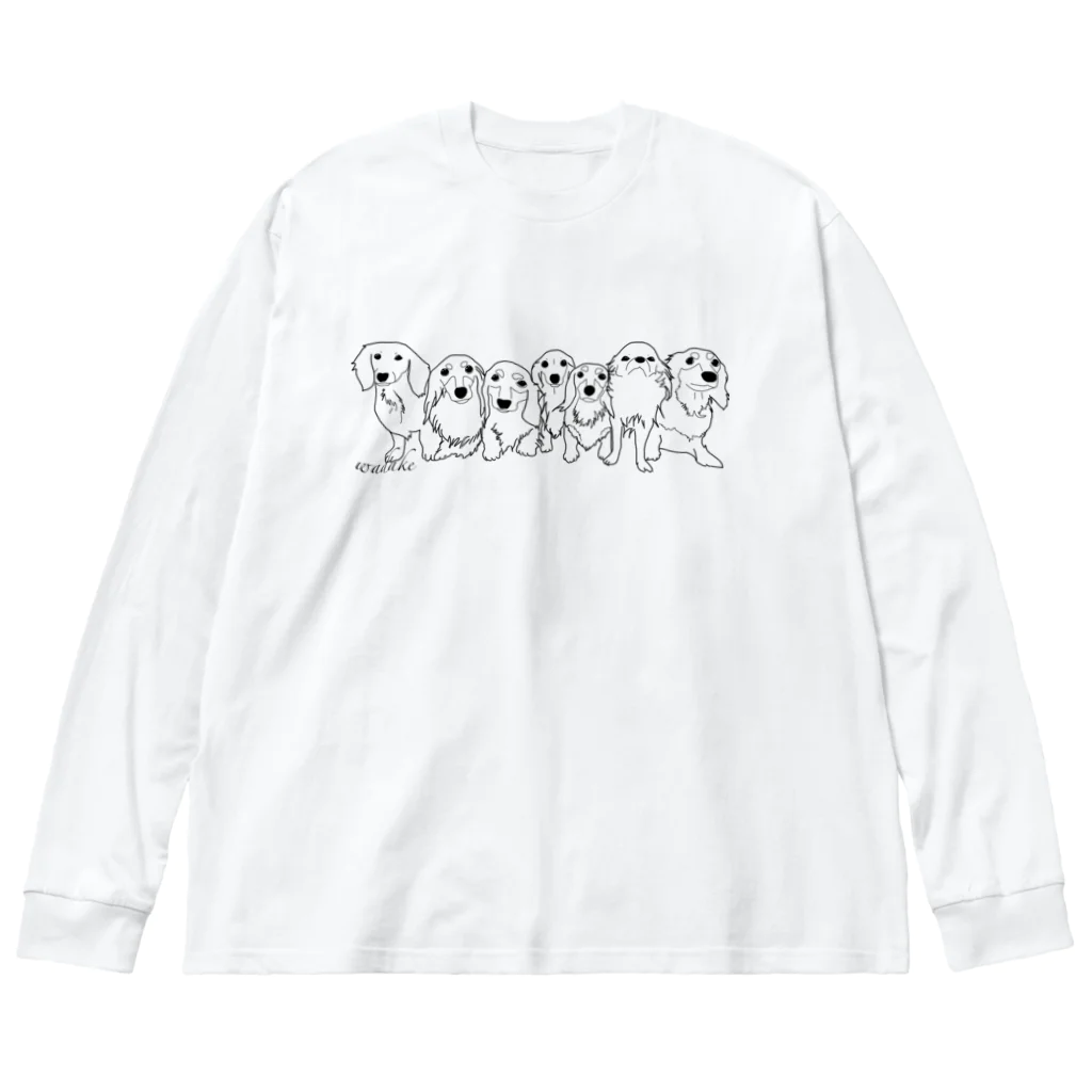 和田家アイテムショップの和田家ロゴTシャツ Big Long Sleeve T-Shirt