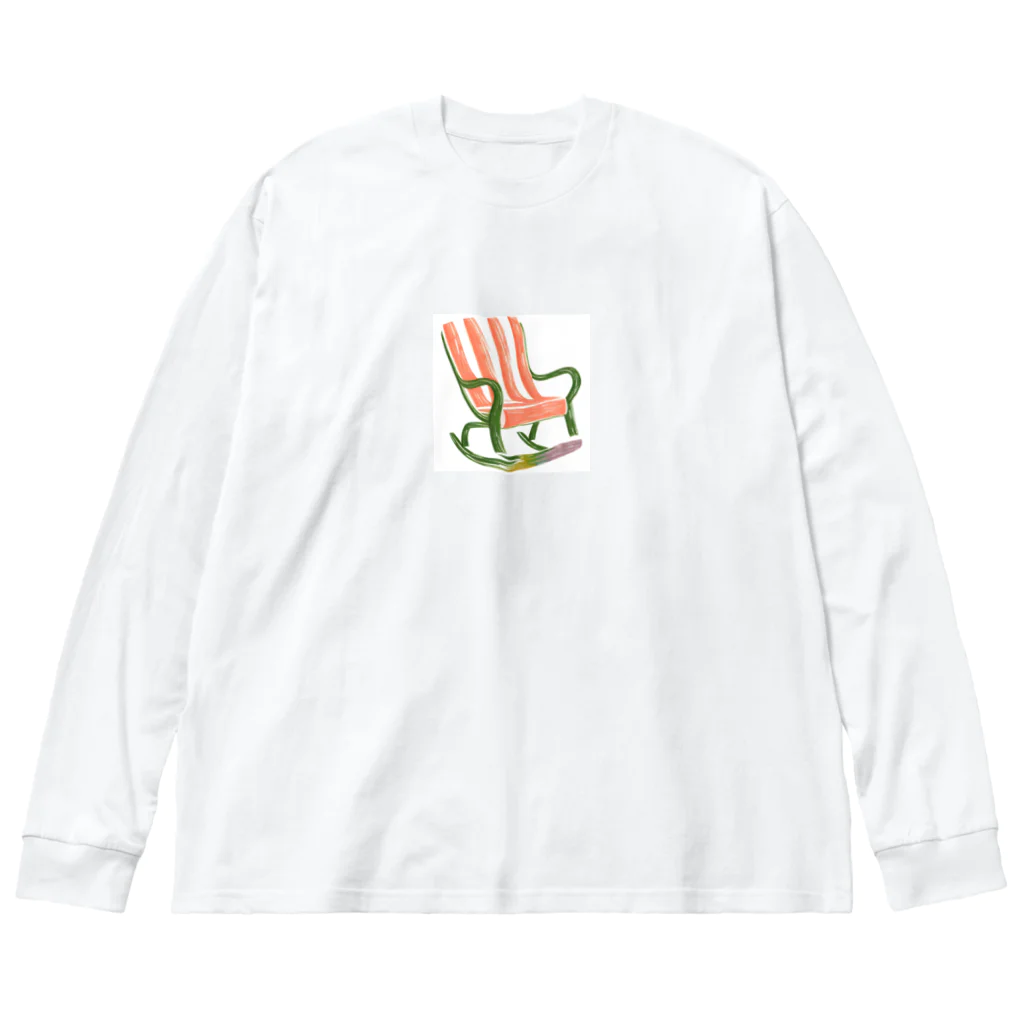 Slick_Shopのrocking chair_gr ビッグシルエットロングスリーブTシャツ