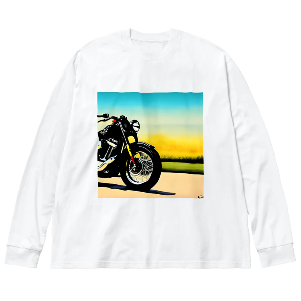 転倒無視のビンテージスポーツスター Big Long Sleeve T-Shirt