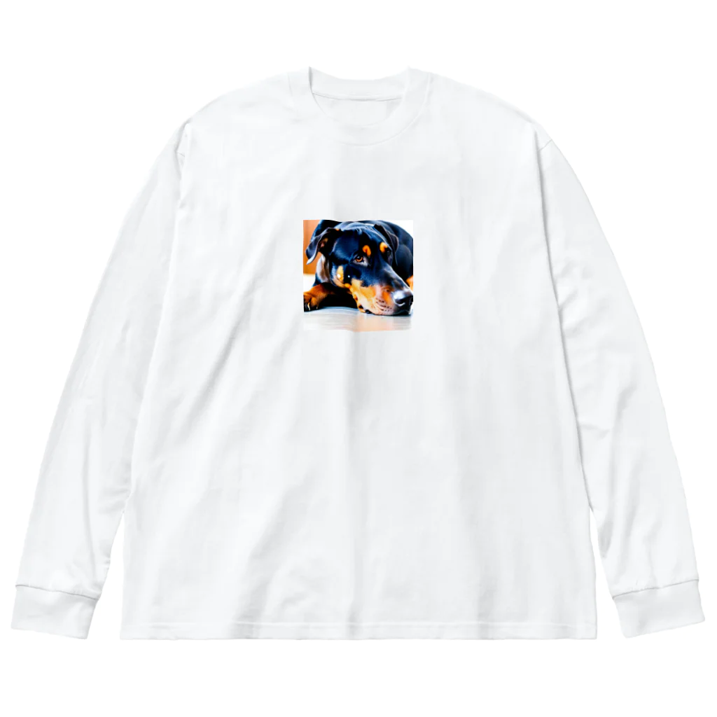 犬バカ部のタレミミドーベルマン Big Long Sleeve T-Shirt