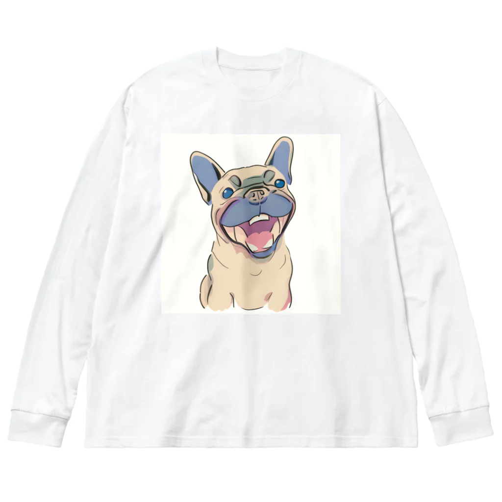 buruburuのハッピー ルーくん Big Long Sleeve T-Shirt