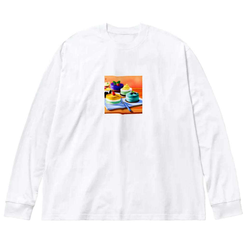 Egao  Creationsの至福のスウィーツ Big Long Sleeve T-Shirt