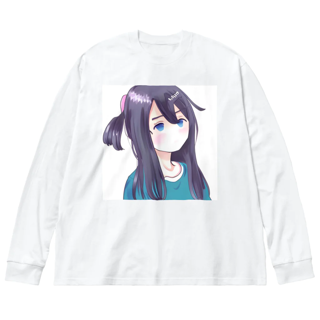 amber2228のアニメ女の子グッズ Big Long Sleeve T-Shirt