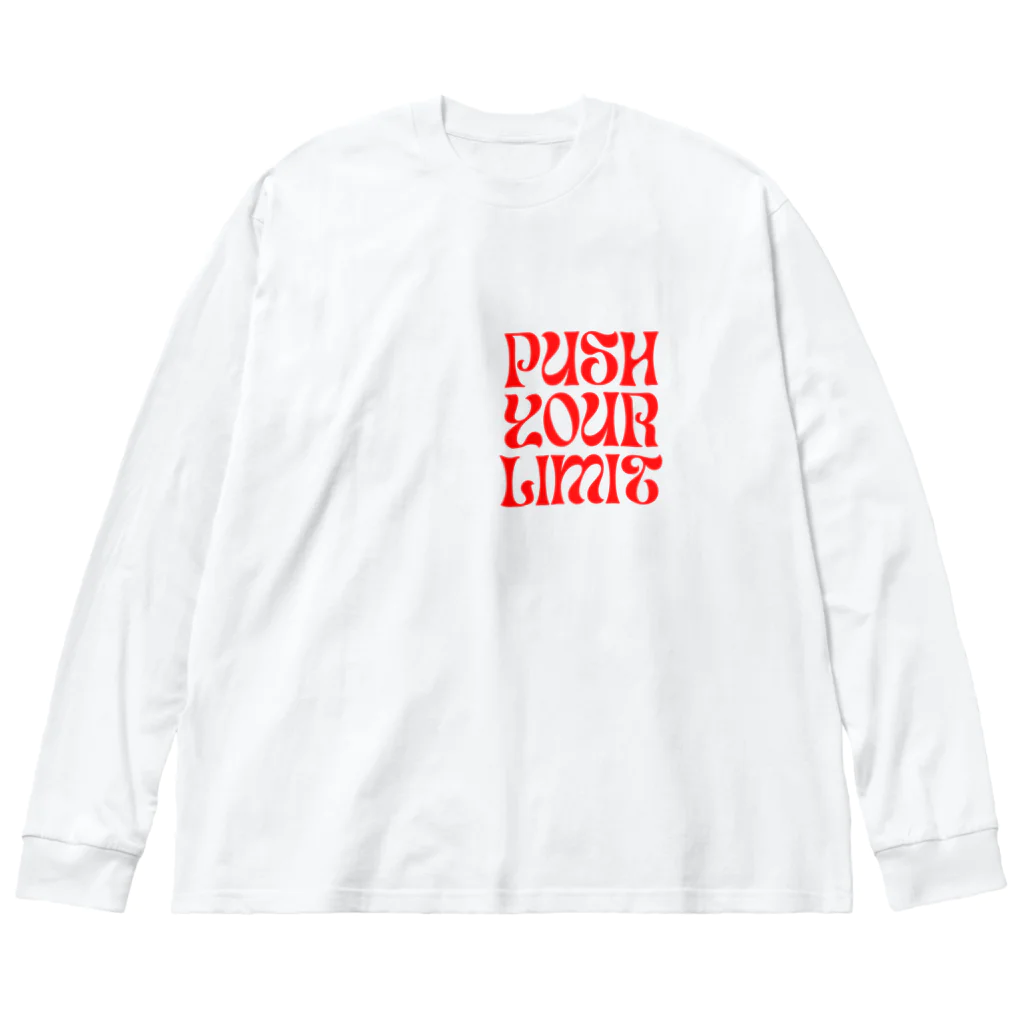 show.のPUSH YOUR LIMIT ビッグシルエットロングスリーブTシャツ