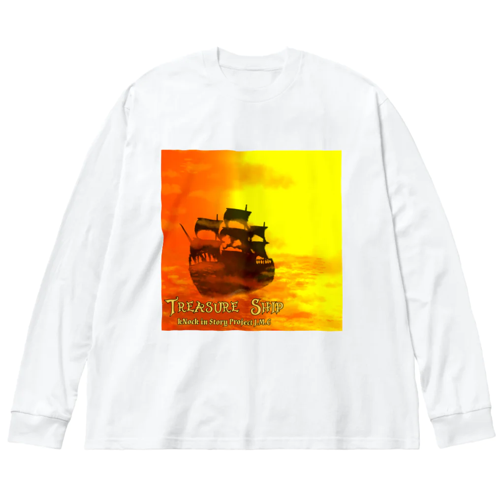 🌕朧月夜と紅茶時間☕️🫖のTREASURE SHIP ビッグシルエットロングスリーブTシャツ