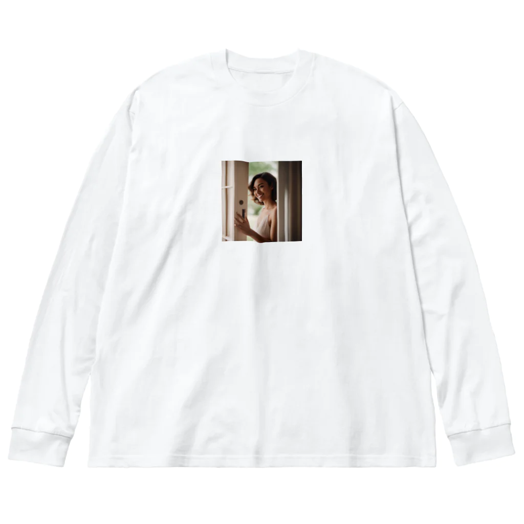 NOBIIDAの笑顔がすてき Big Long Sleeve T-Shirt