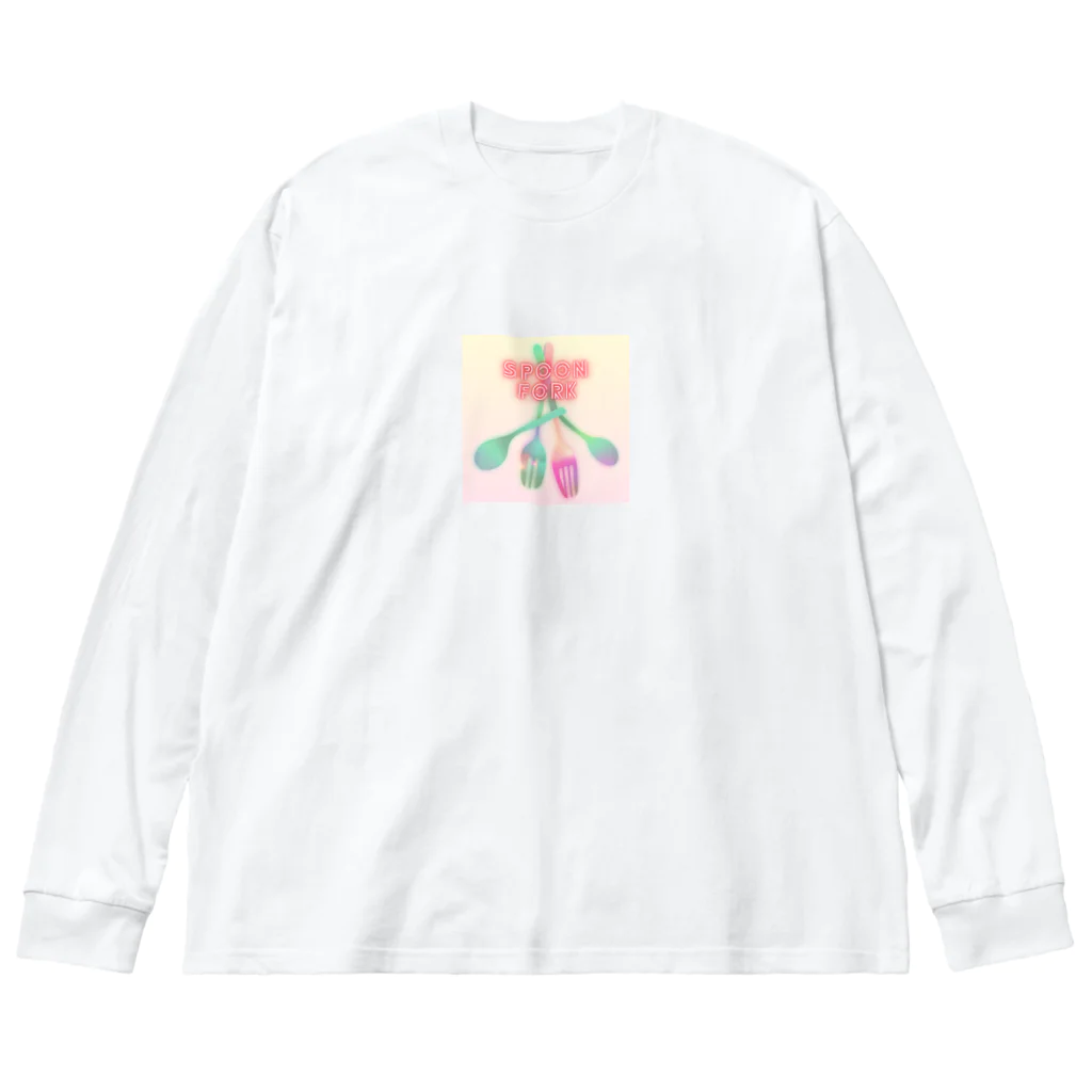 ＴＡＫＡＹＯＫＡＴＴＡのspoon＆fork Big Long Sleeve T-Shirt