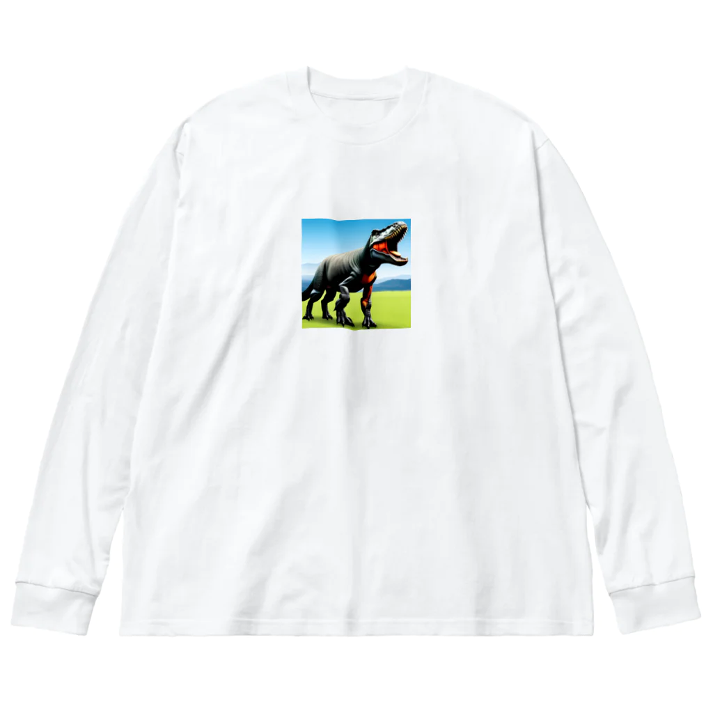 サウルス工房のティラノサウルス Big Long Sleeve T-Shirt