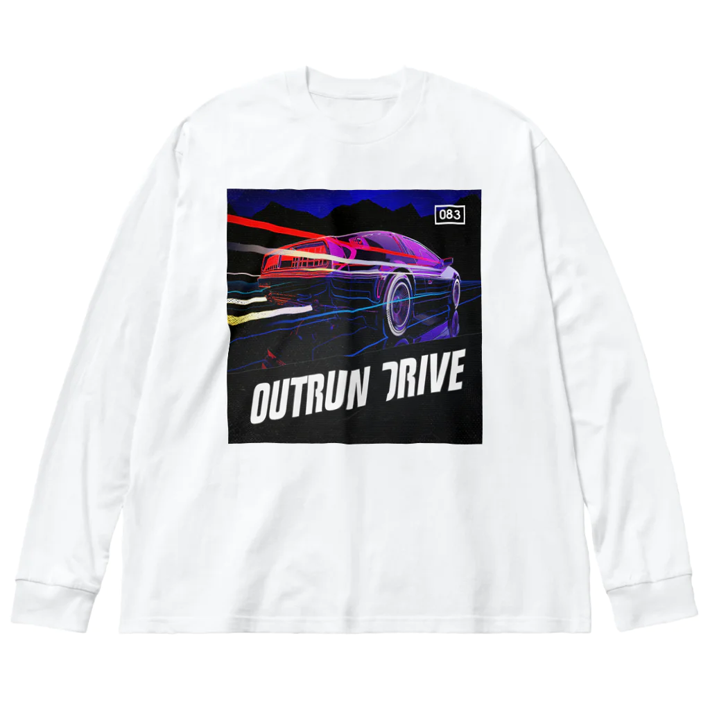 Smooth2000のOUTRUN DRIVE ビッグシルエットロングスリーブTシャツ