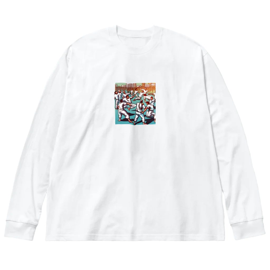 Ai蜂谷流歌によるオシャレ販売のカプエラ Big Long Sleeve T-Shirt