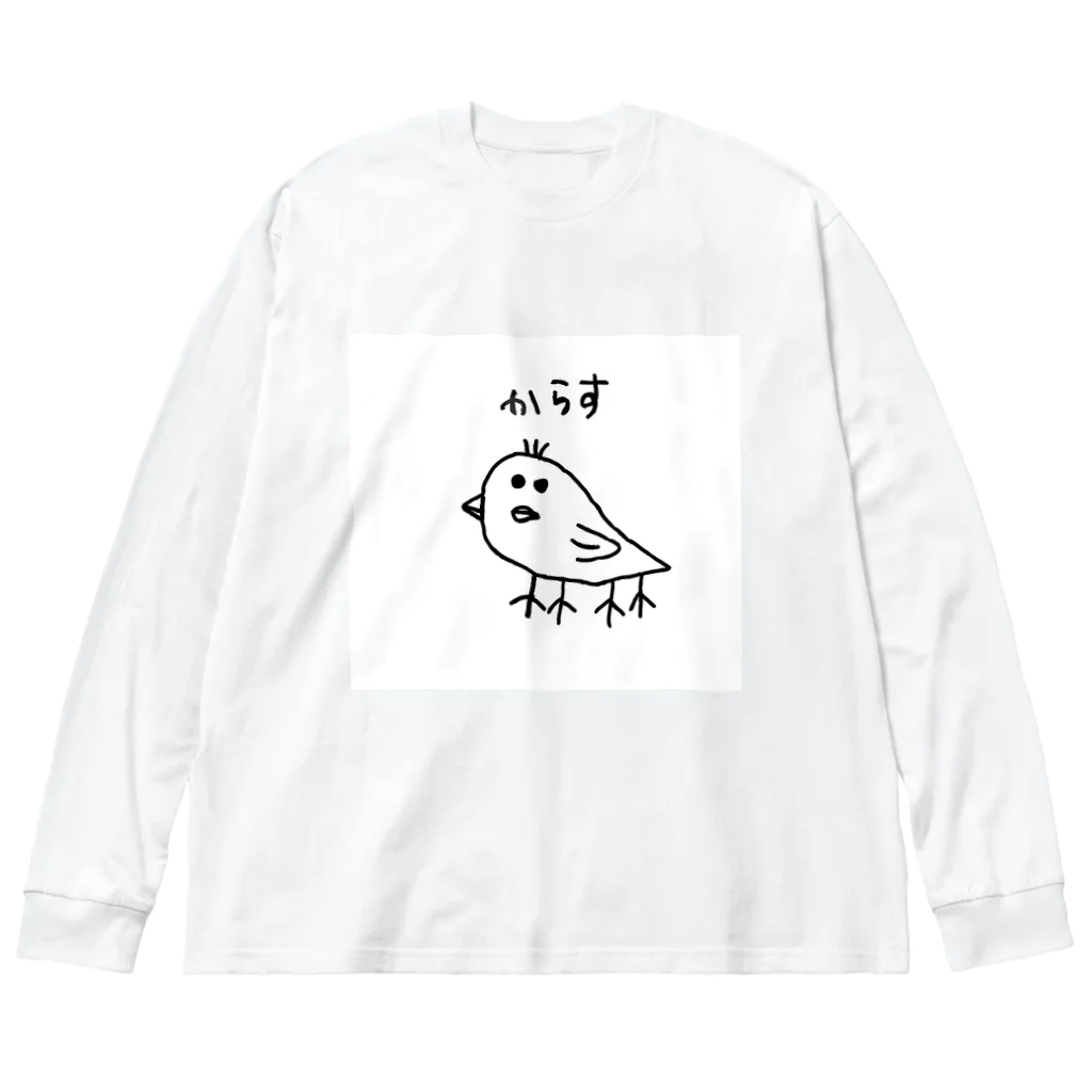 Matos の美からす ビッグシルエットロングスリーブTシャツ