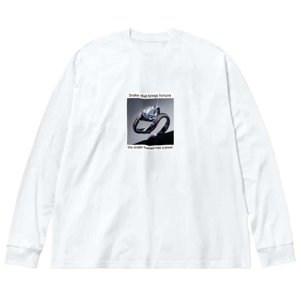 kazu_gの宝石に姿を変えた蛇 Big Long Sleeve T-Shirt