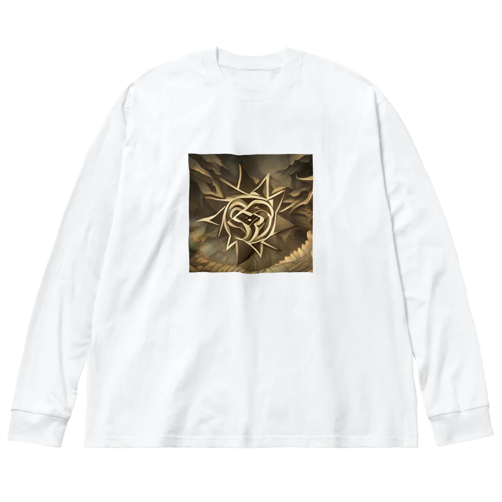 TAIYO 猫好きの太陽アート加工 Big Long Sleeve T-Shirt