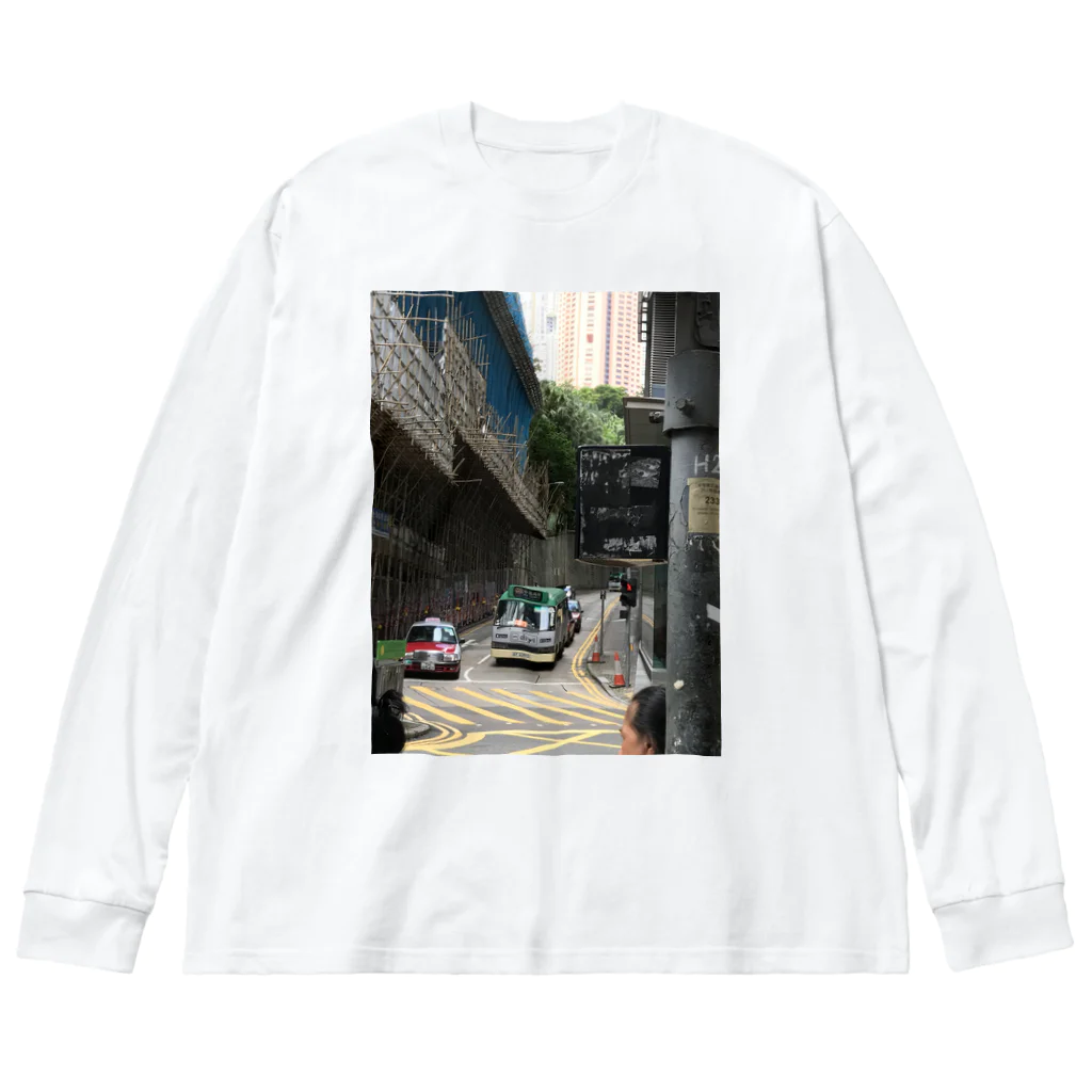 kyurakkoのHONG KONG CENTRAL  ビッグシルエットロングスリーブTシャツ