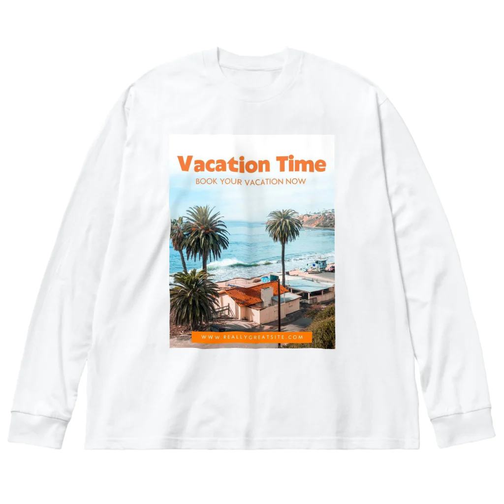 HY-officeのHawaii Big Long Sleeve T-Shirt