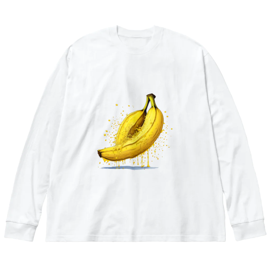 plusBeのバナナブリーズ Tシャツ Big Long Sleeve T-Shirt