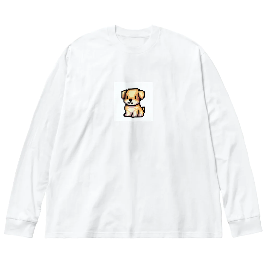 ebizo999のドット絵の子犬 Big Long Sleeve T-Shirt