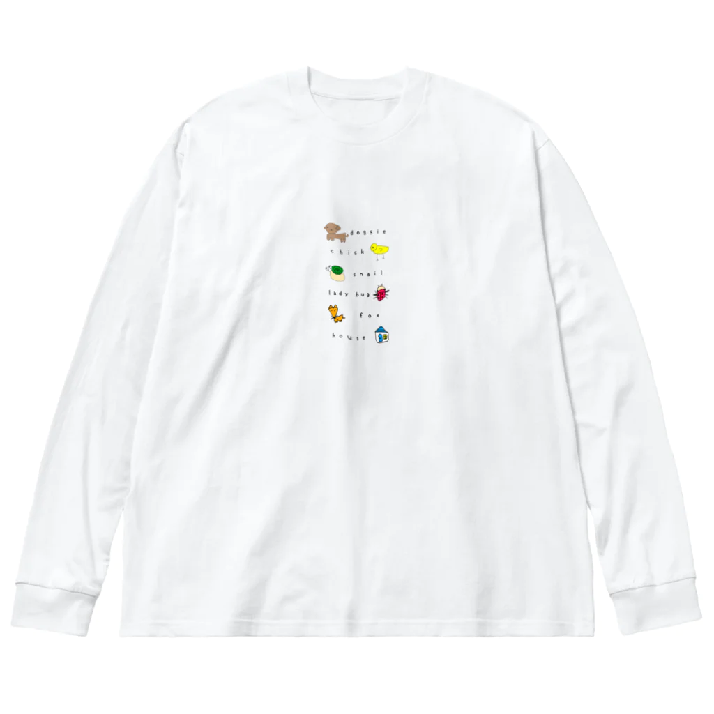 GEMOTのはじめてのおえかき ビッグシルエットロングスリーブTシャツ