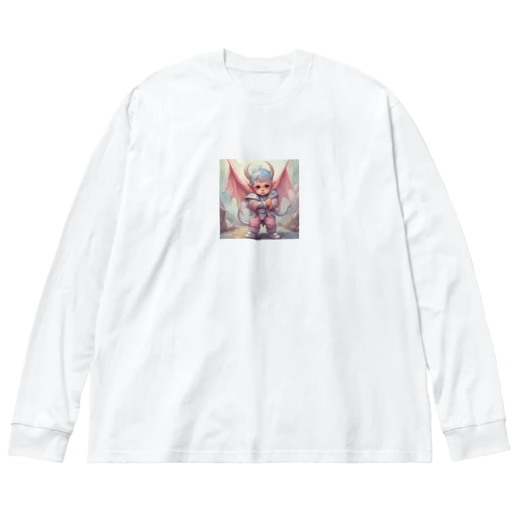 舞七里夜の魔界の子供 Big Long Sleeve T-Shirt