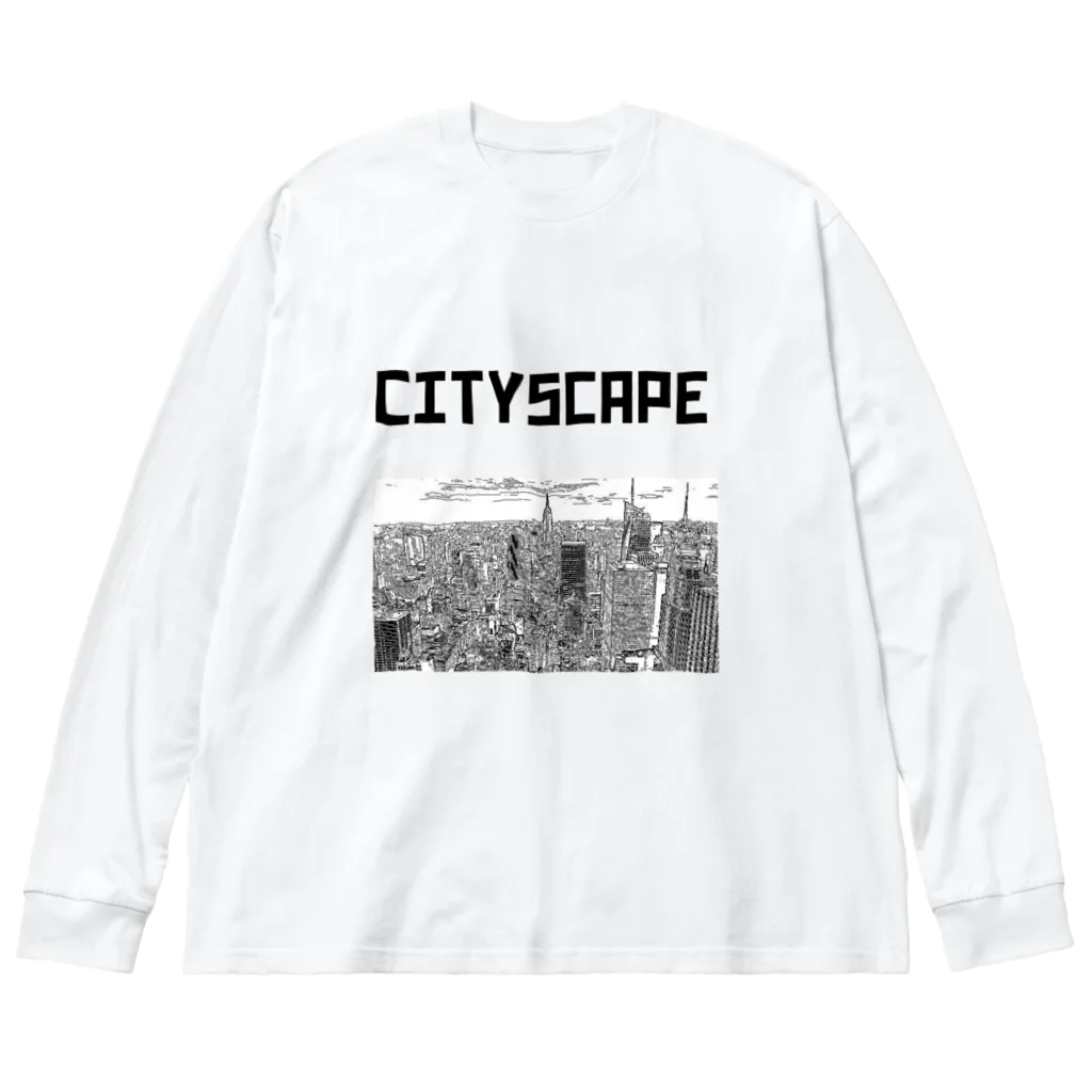 chieemakoのCITYSCAPE Big Long Sleeve T-Shirt