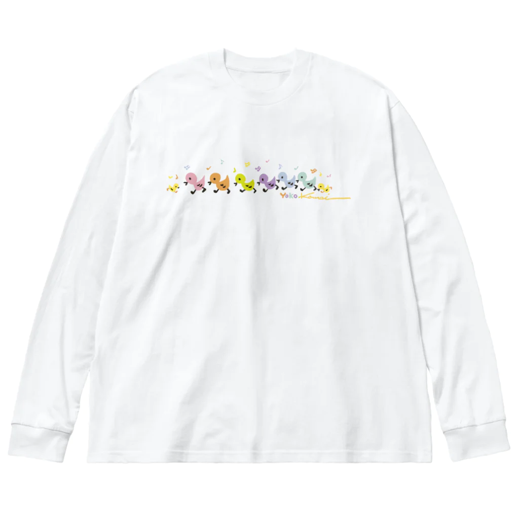 フルールデアートのyokoアヒルガーガーシリーズ Big Long Sleeve T-Shirt