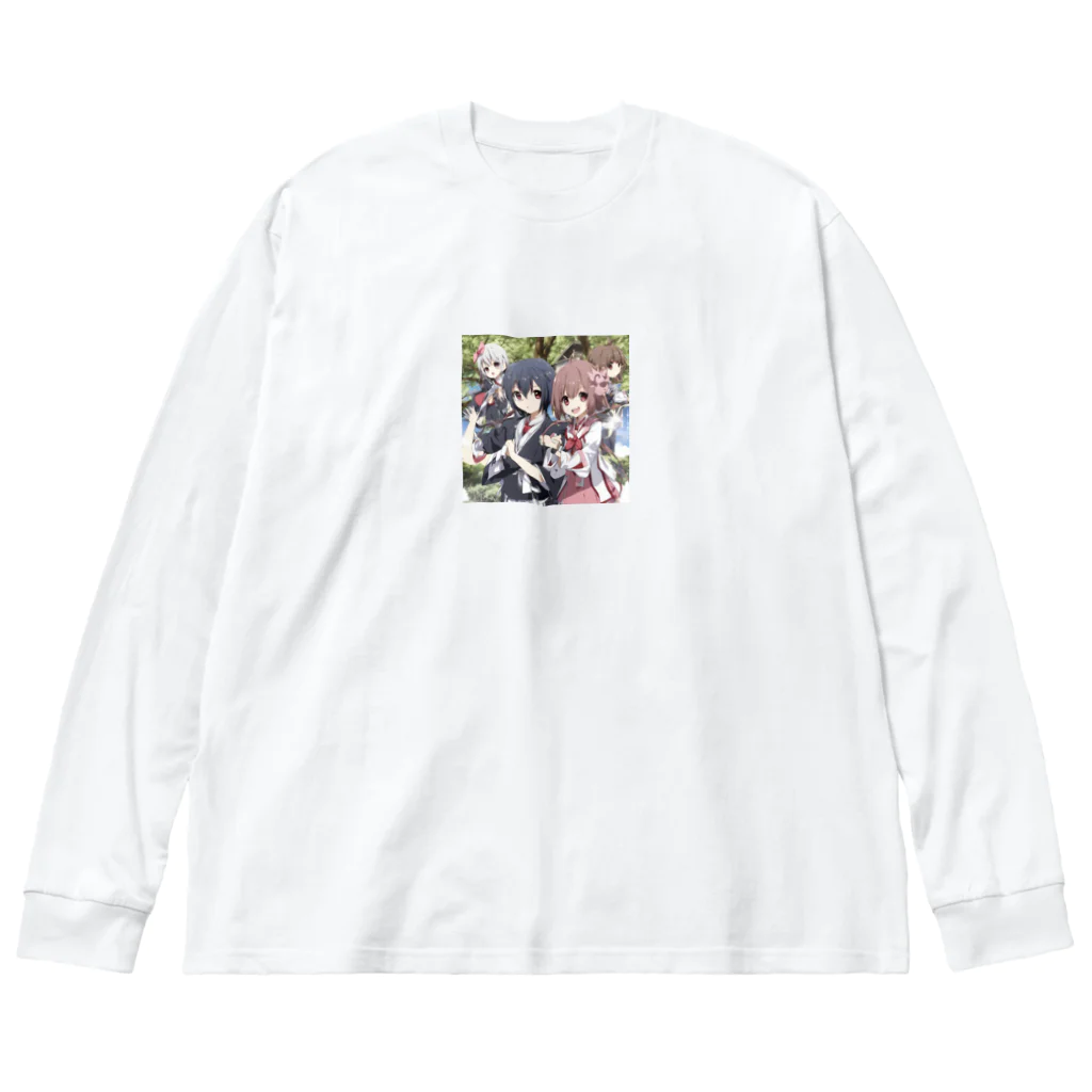 wonderのハイスクール萌え女子 Big Long Sleeve T-Shirt