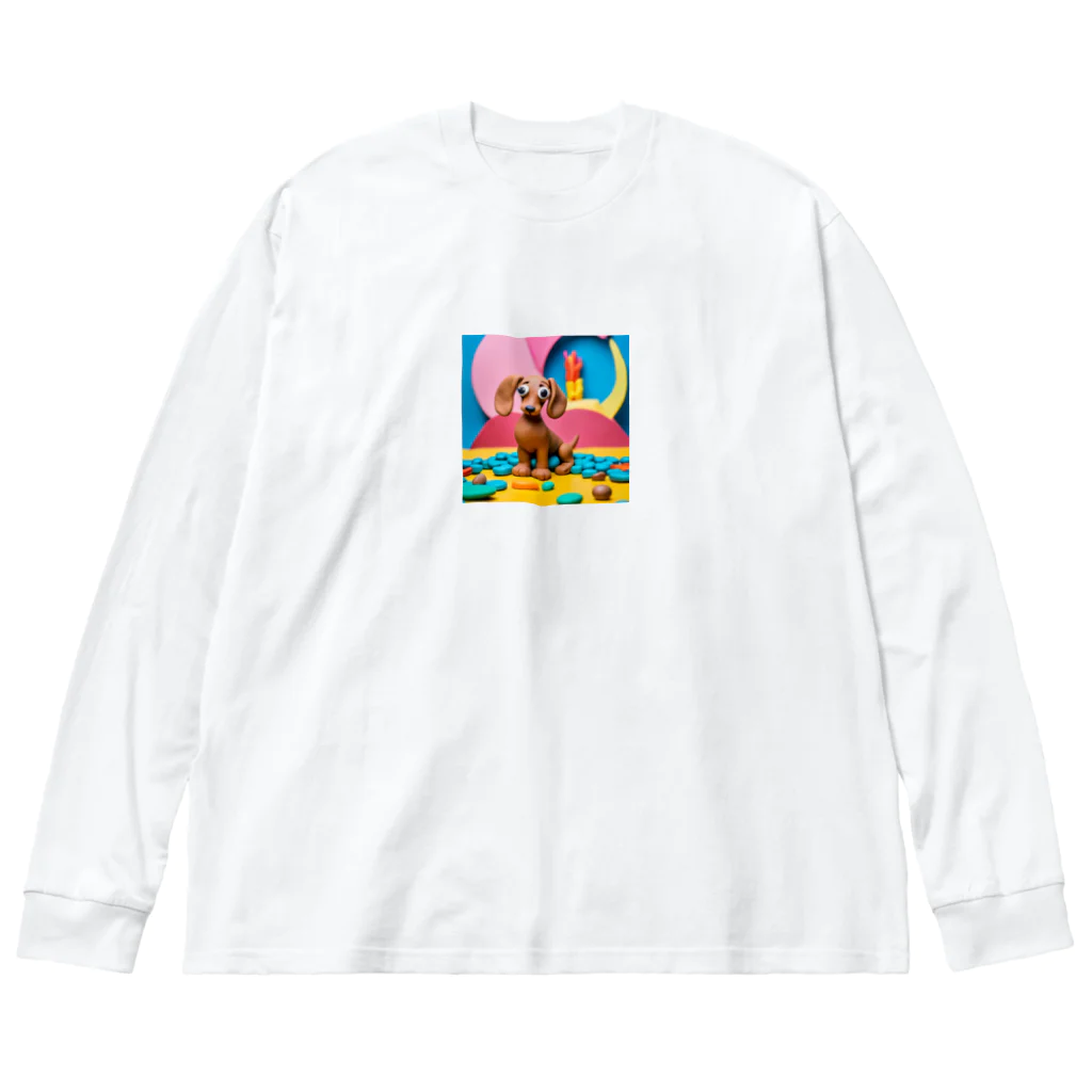 もふもふ86のダックスフンド Big Long Sleeve T-Shirt