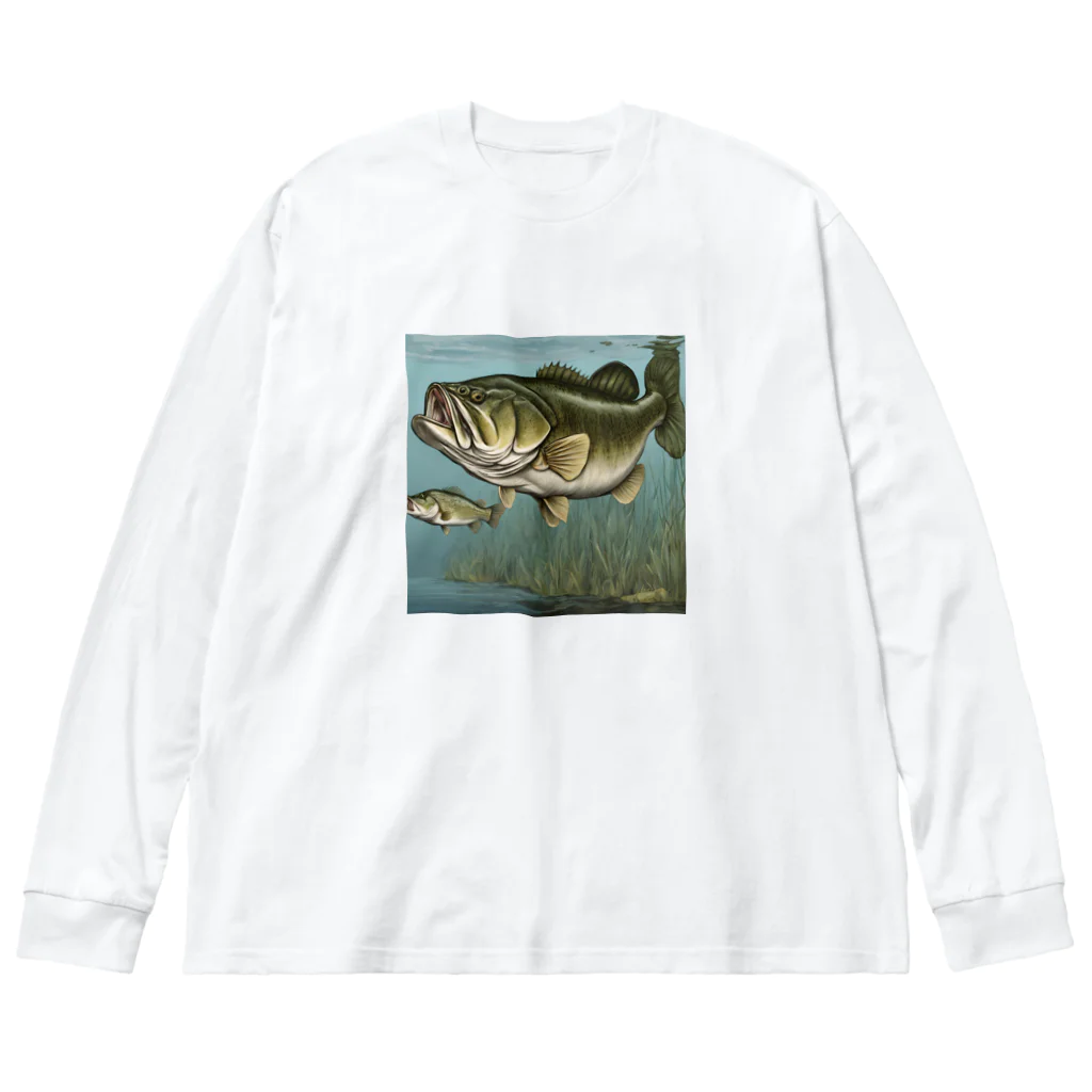 yuu1994 fishingのyuu1994fishing ビッグシルエットロングスリーブTシャツ