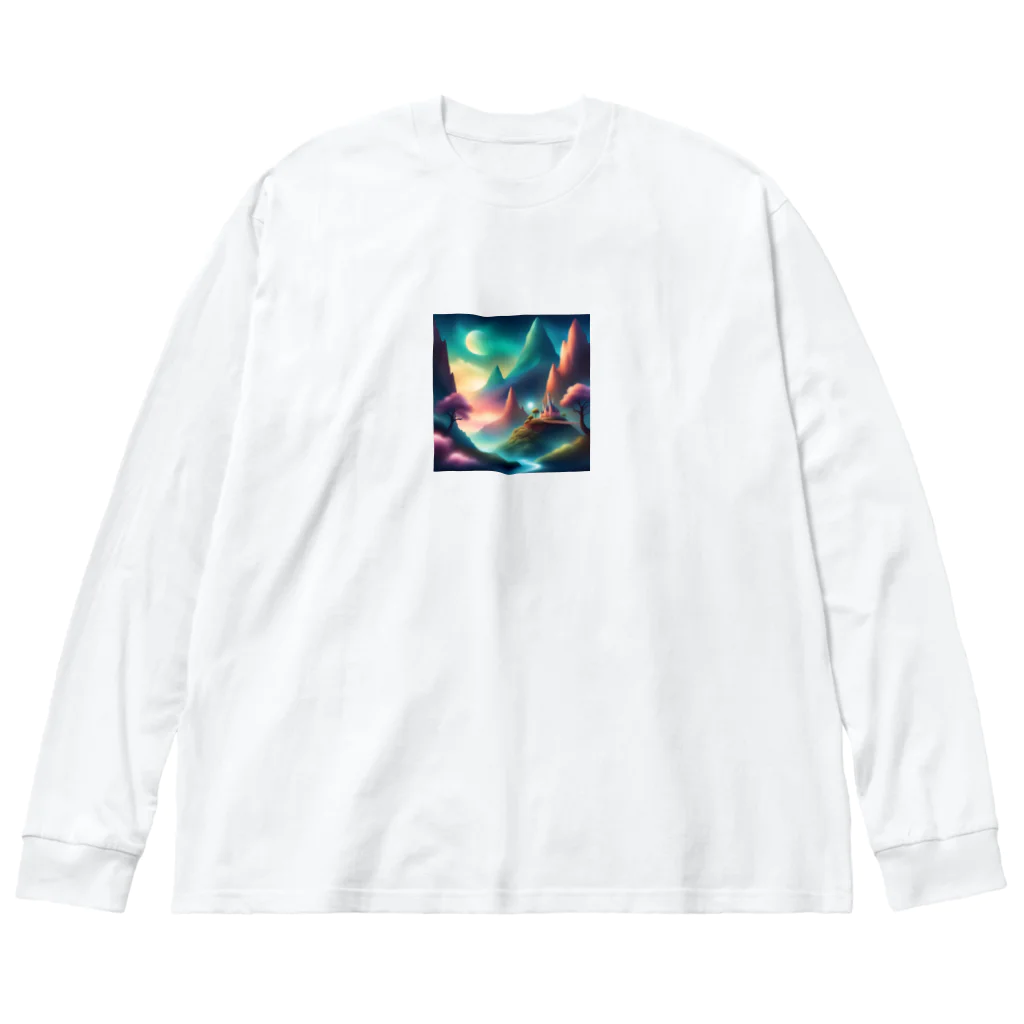 tyoppaの幻想的な風景 Big Long Sleeve T-Shirt