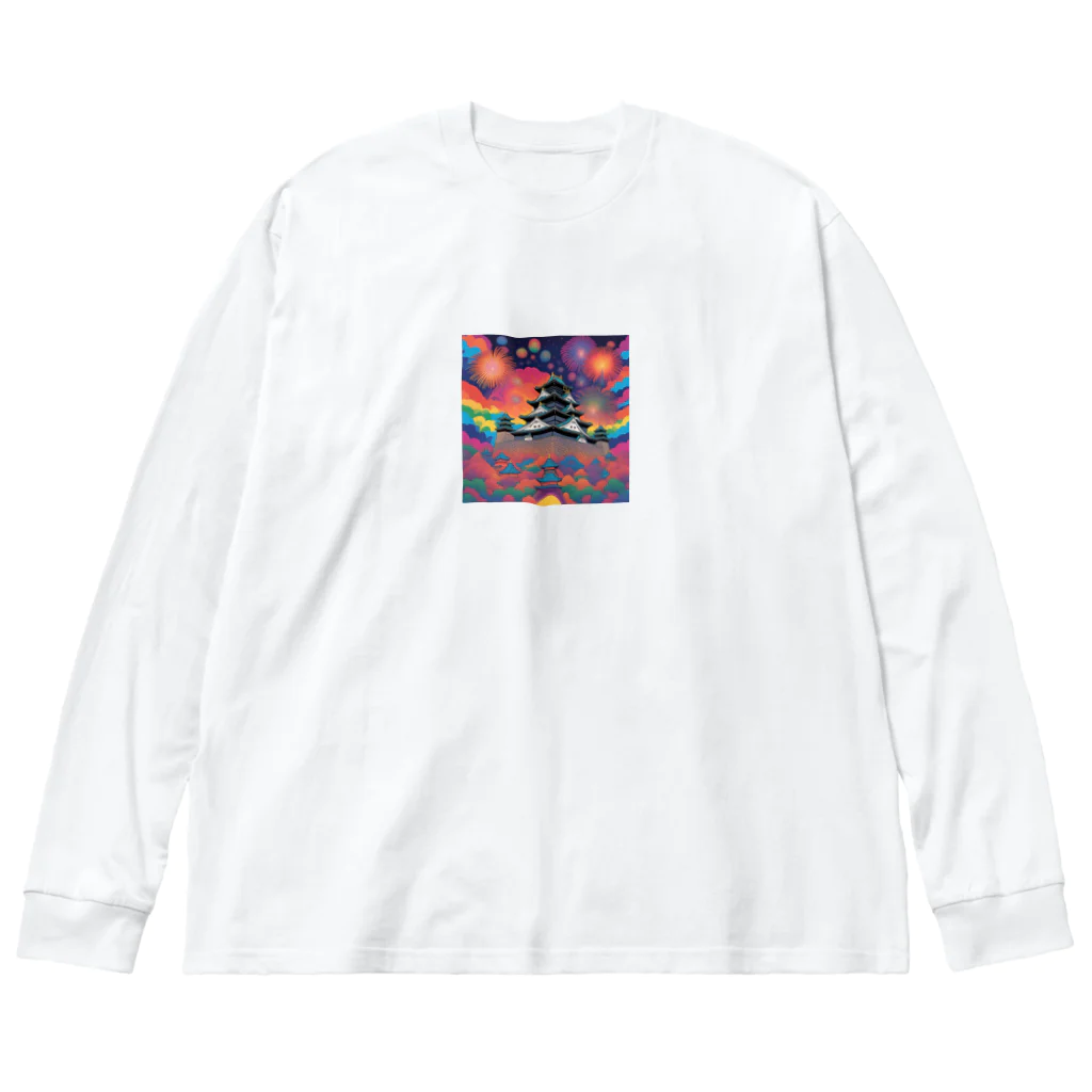 MINTDAISYの煌めきのNightSky Big Long Sleeve T-Shirt