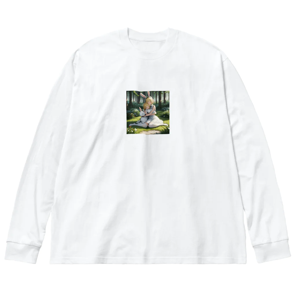 フウマショプの姉妹とうさチャン Big Long Sleeve T-Shirt