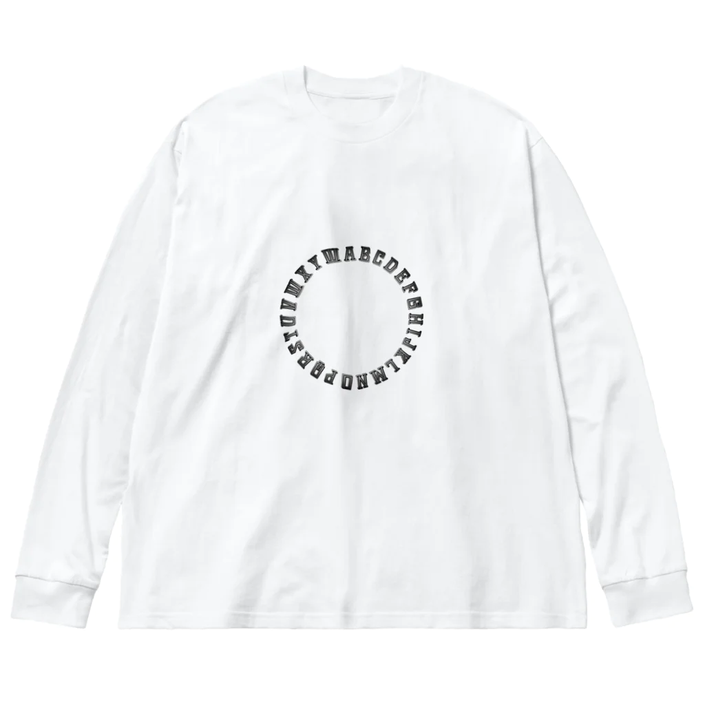 アルアルのアルファベットリング ビッグシルエットロングスリーブTシャツ