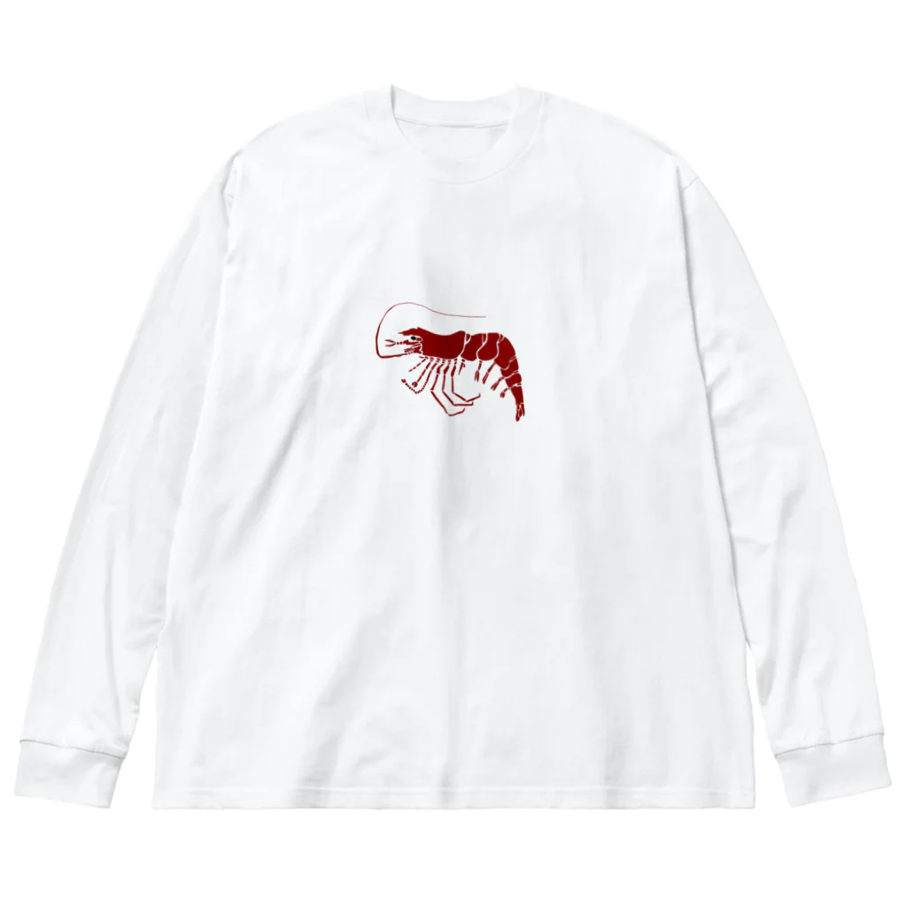 ぞんぽろ（zompollo）のEBI（ルーズ） ビッグシルエットロングスリーブTシャツ