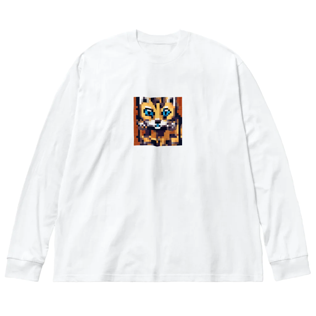 Dondon_designのドットオセロット ビッグシルエットロングスリーブTシャツ