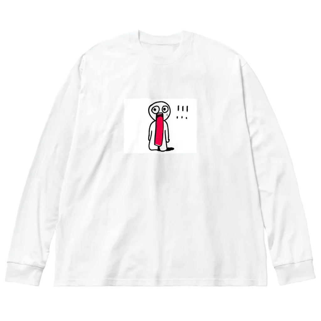 kazuyaのびっくり君 ビッグシルエットロングスリーブTシャツ