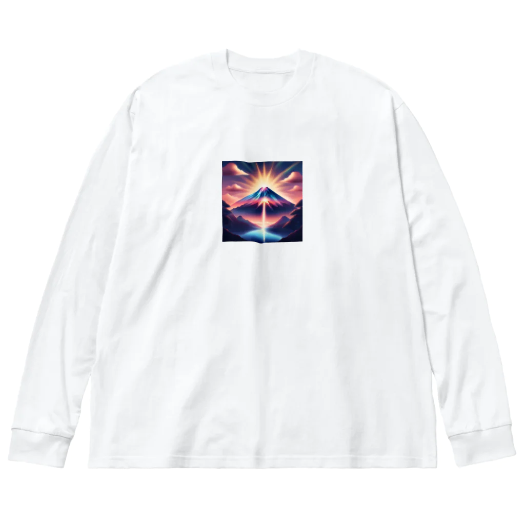 KiTのダイヤモンド富士 Big Long Sleeve T-Shirt