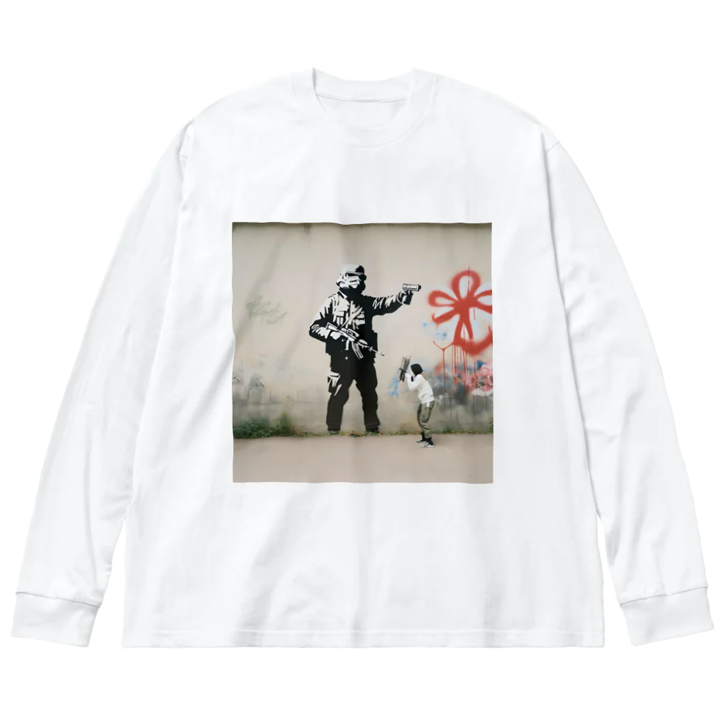 むぎライアンの戦争と平和 Big Long Sleeve T-Shirt