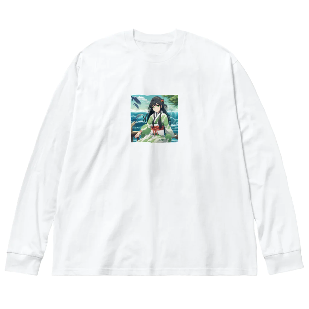 the blue seasonの大沢 あや（おおさわ あや） Big Long Sleeve T-Shirt