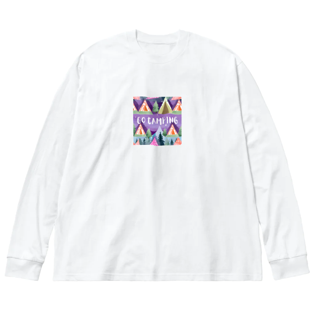 Rico294のカラフルテントでGO CAMPING Big Long Sleeve T-Shirt