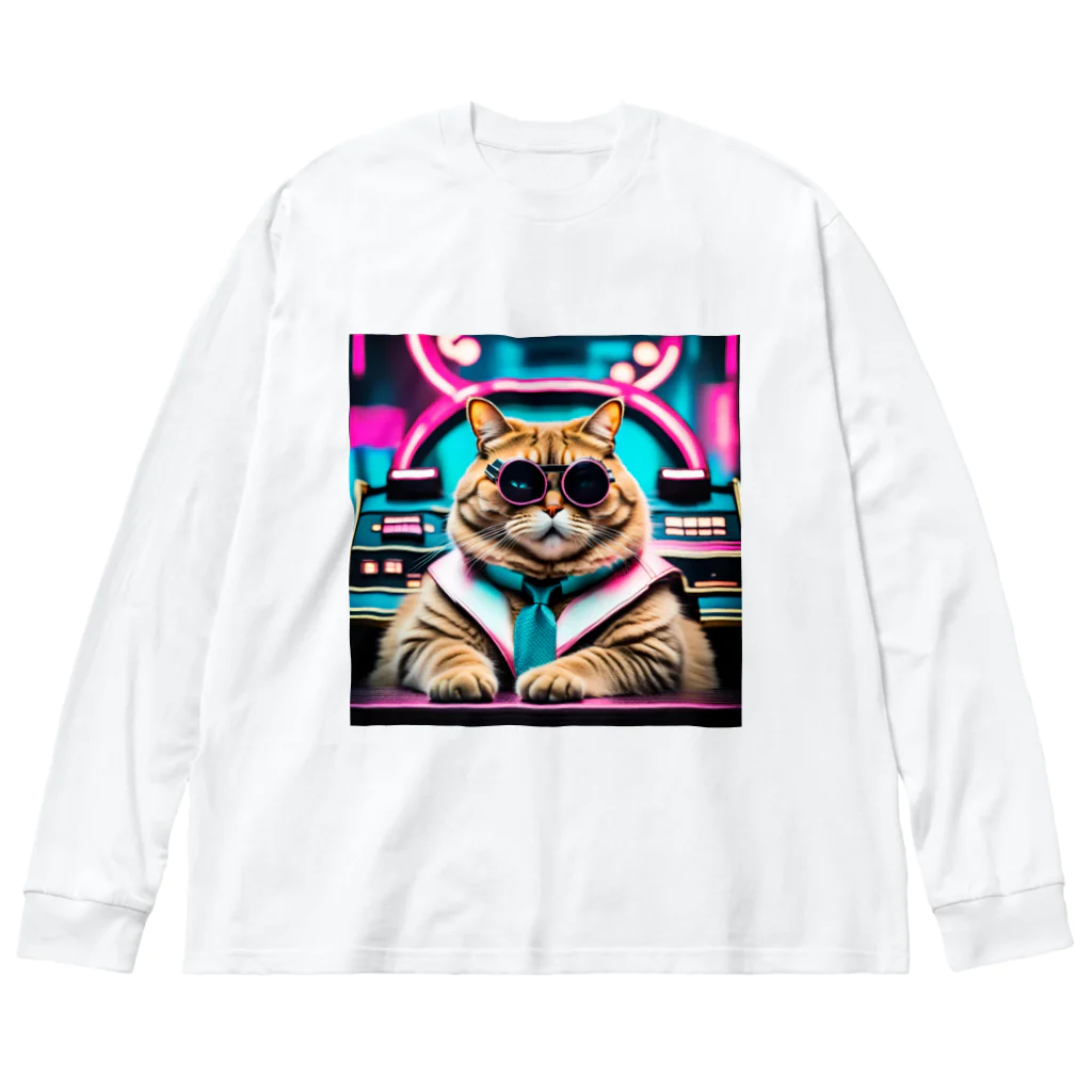 aoking_の近未来猫 Big Long Sleeve T-Shirt