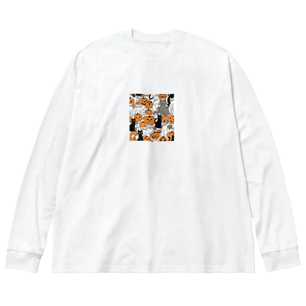 チェリオの猫ハロウィン ビッグシルエットロングスリーブTシャツ