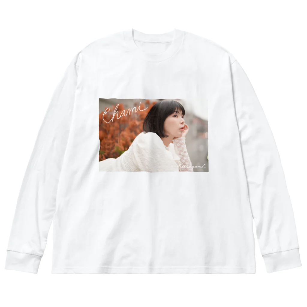 彩羽真矢のらくがきショップの彩羽真矢 ナチュラルポートレート Big Long Sleeve T-Shirt