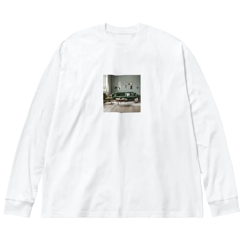 NYANKOのおしゃれなリビング Big Long Sleeve T-Shirt