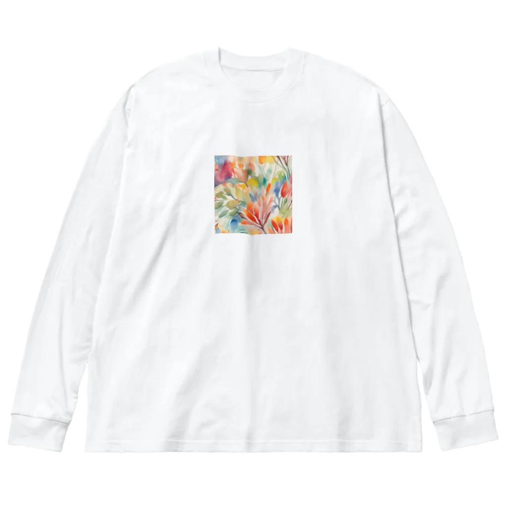 Kagarinのフラワー Big Long Sleeve T-Shirt