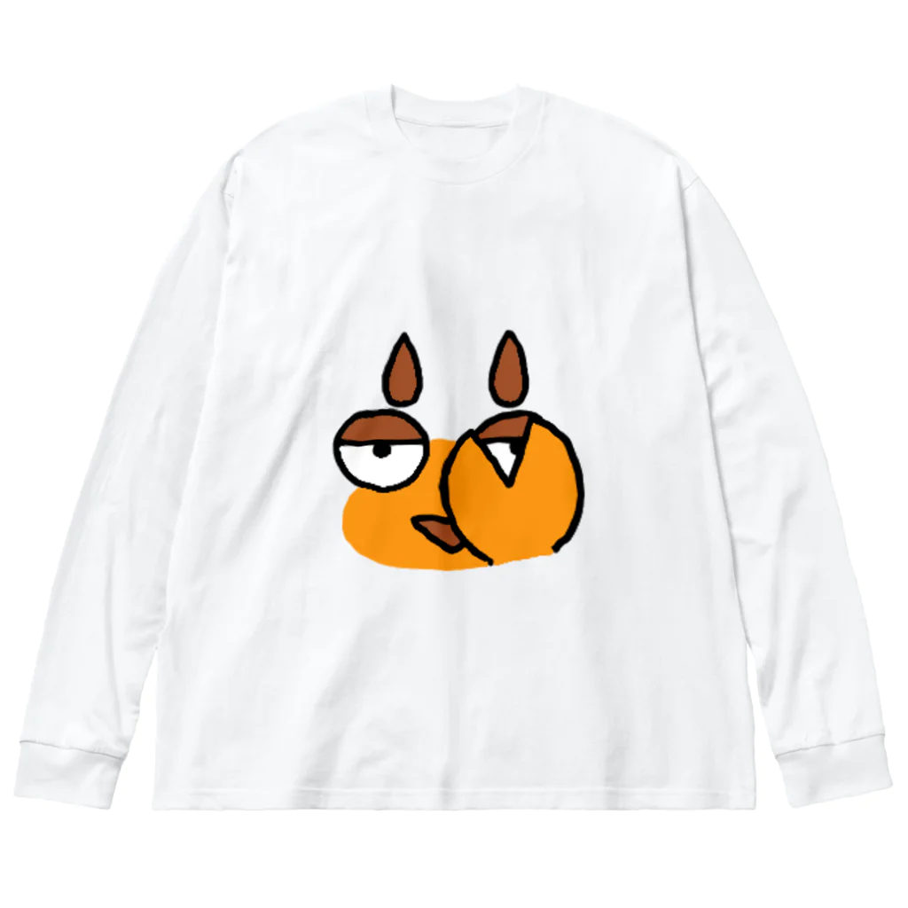 にずぅのカモシカ君 ビッグシルエットロングスリーブTシャツ