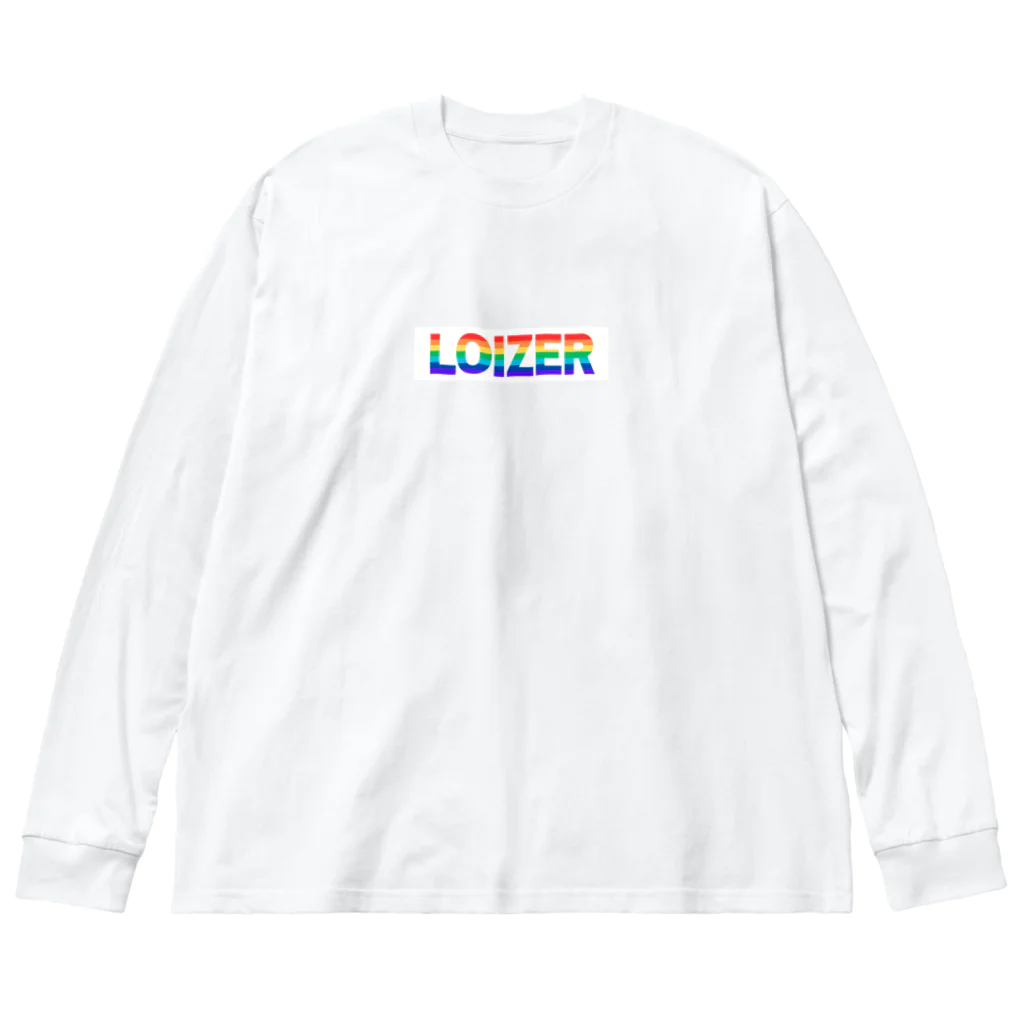 LOIZER shopのLOIZER Rainbow logo Big Long Sleeve T-Shirt