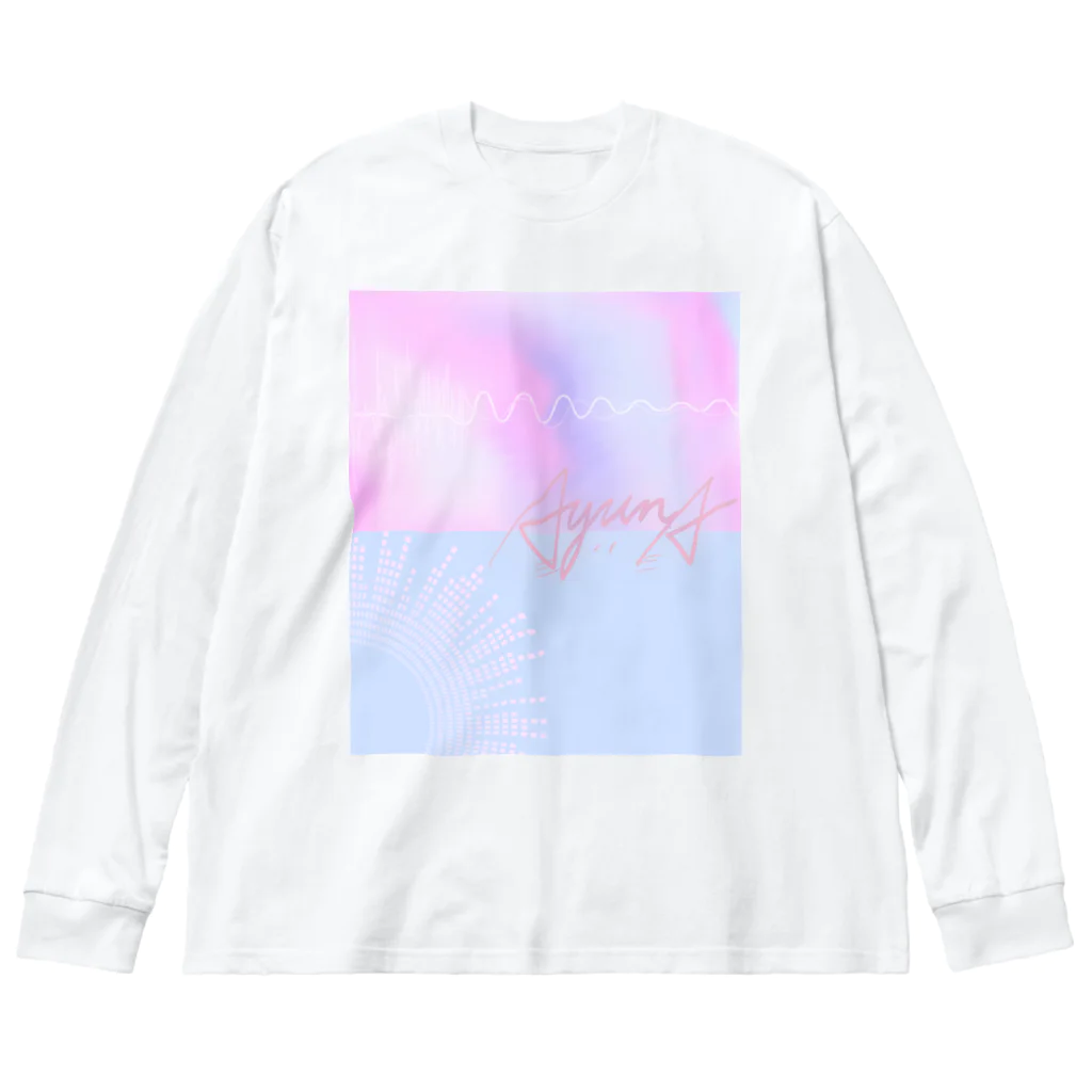 AYUNA FAN GOODSのAYUNA SIGN 01 ビッグシルエットロングスリーブTシャツ