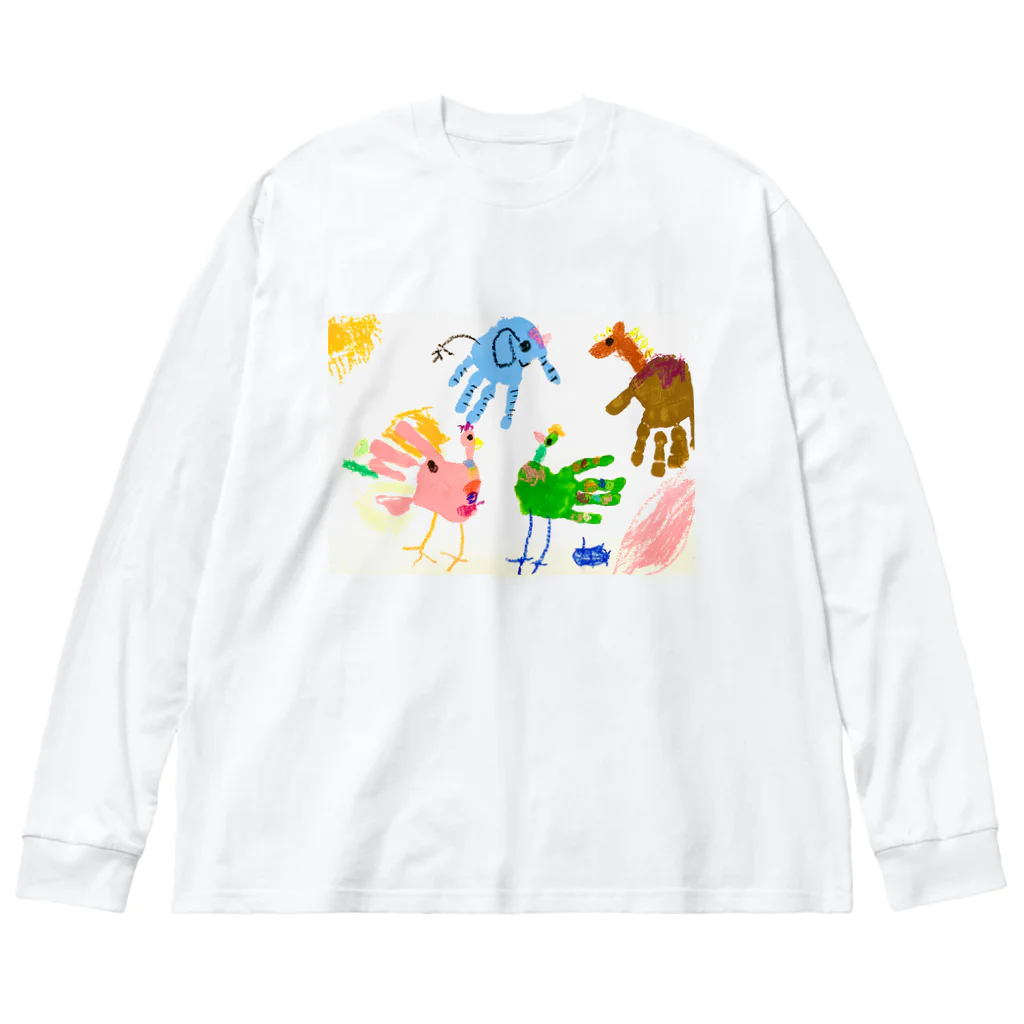 おててのどうぶつえんのおててのどうぶつえん Big Long Sleeve T-Shirt