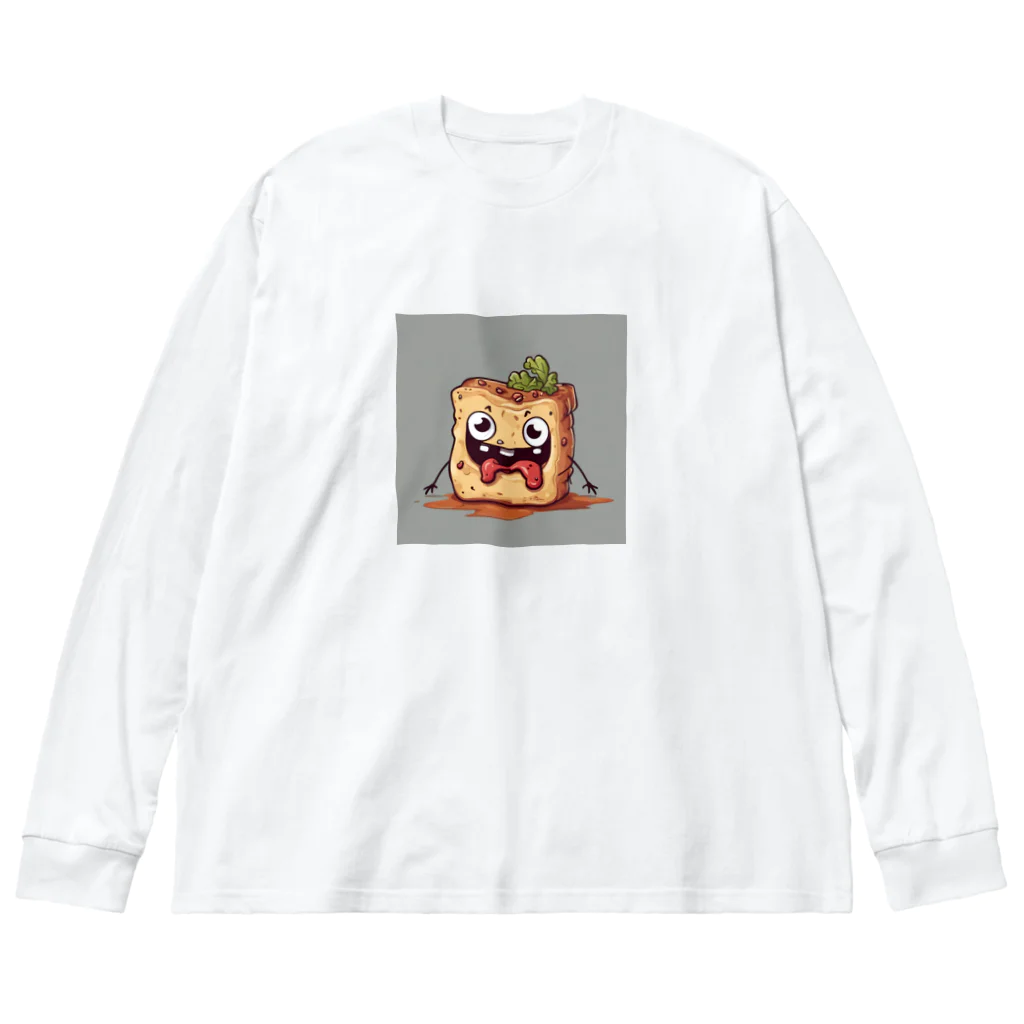 腐食物くんの腐食物くん ビッグシルエットロングスリーブTシャツ