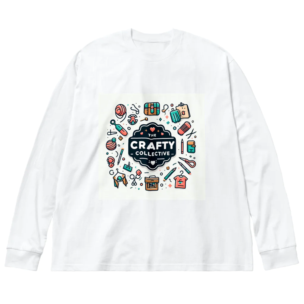The Crafty CollectiveのThe Crafty Collective のロゴマーク ビッグシルエットロングスリーブTシャツ